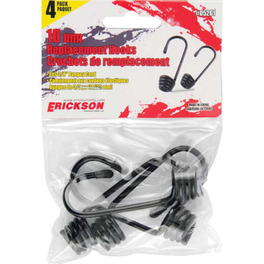 Erickson 10mm Metal Cord Hook